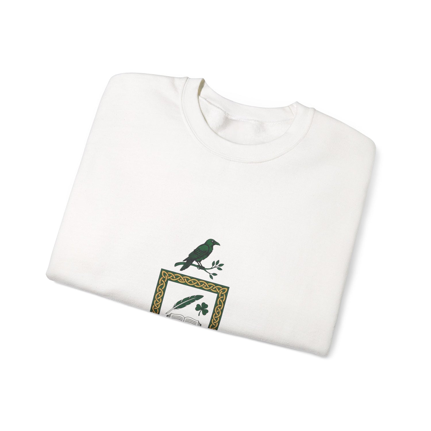 Celtic Academia Crest Sweatshirt | Irish Heritage, Gaelic Library Aesthetic