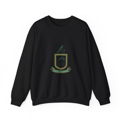 Celtic Academia Crest Sweatshirt | Irish Heritage, Gaelic Library Aesthetic