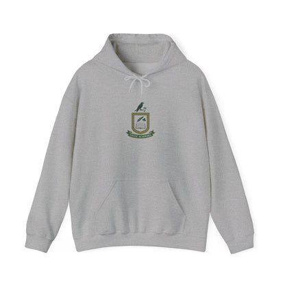 Celtic Crest Hoodie | Irish Heritage, Emerald Dark Academia