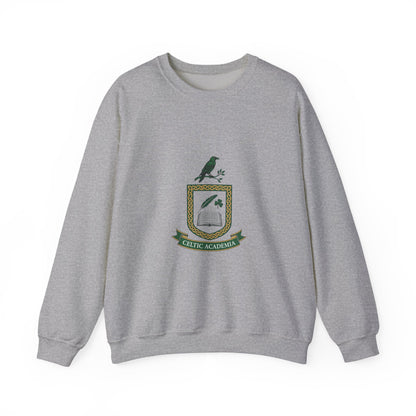 Celtic Academia Crest Sweatshirt | Irish Heritage, Gaelic Library Aesthetic