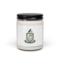 Celtic Academia Crest Candle | Soy 9oz, Irish heritage, emerald dark academia