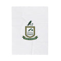 Celtic Academia Crest Blanket | Irish Heritage, Emerald Dark Academia
