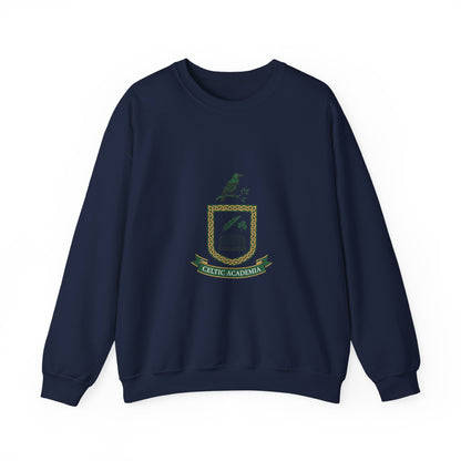 Celtic Academia Crest Sweatshirt | Irish Heritage, Gaelic Library Aesthetic