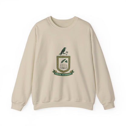 Celtic Academia Crest Sweatshirt | Irish Heritage, Gaelic Library Aesthetic